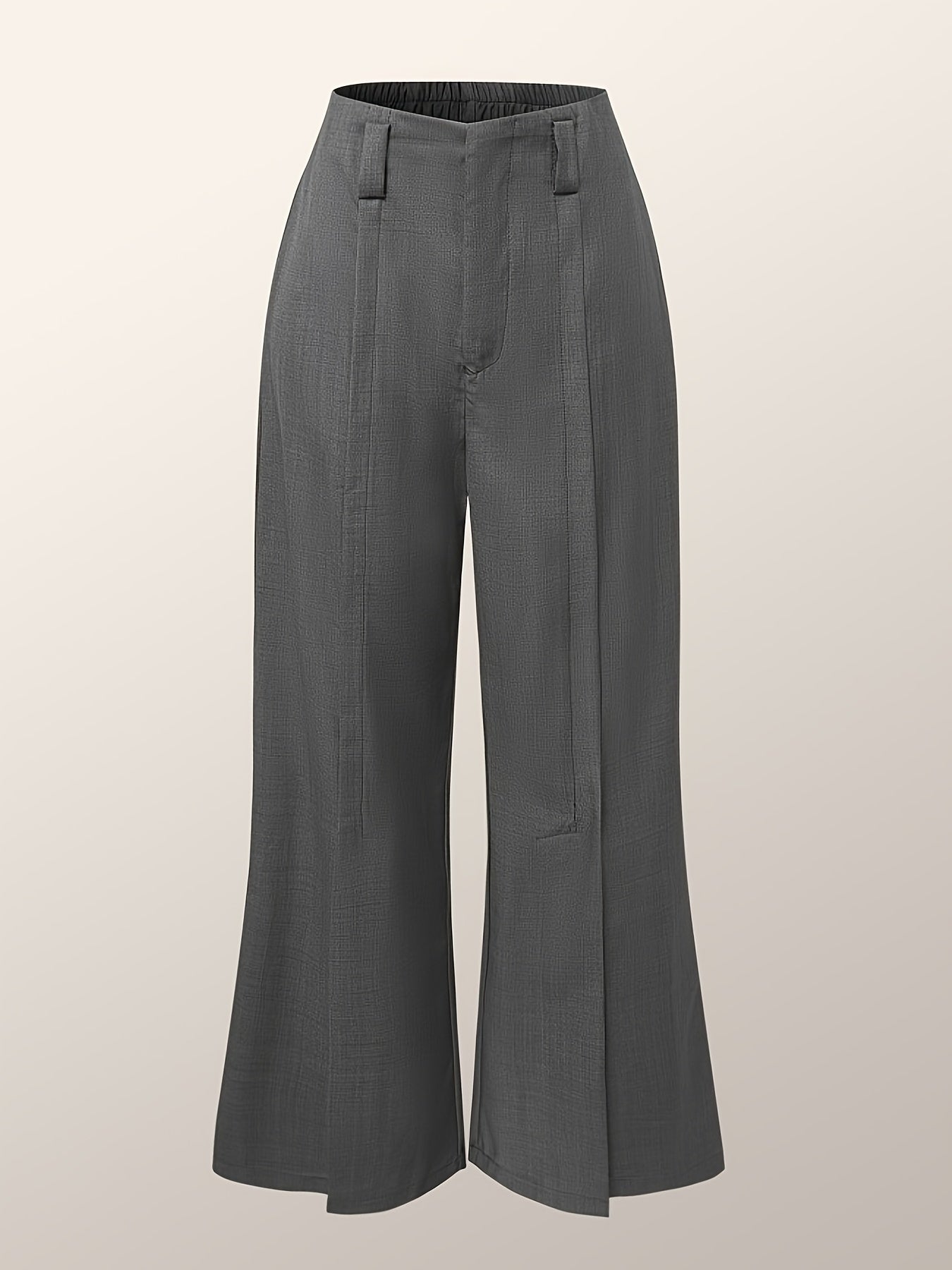 Pantalones de Traje Palazzo con Aperturas