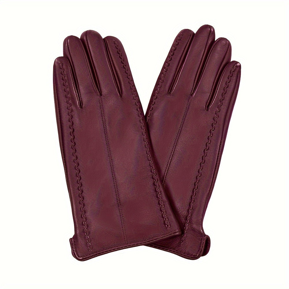 Guantes Cortos Burdeos