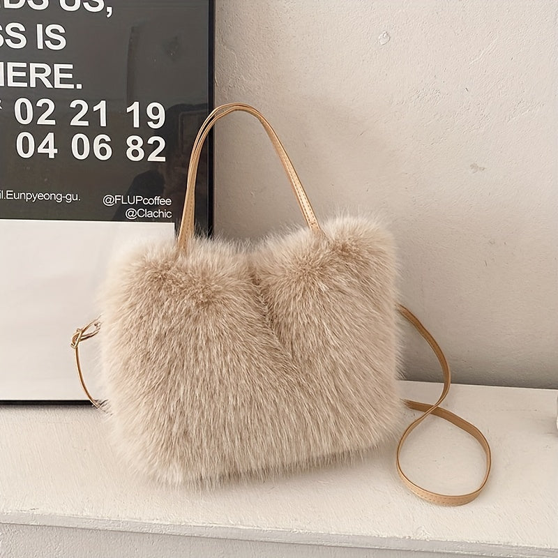 Faux Fur Handbag 