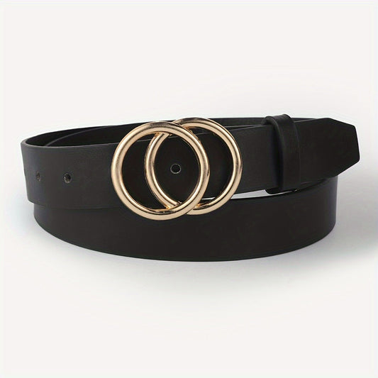 Ceinture noire double cercle 