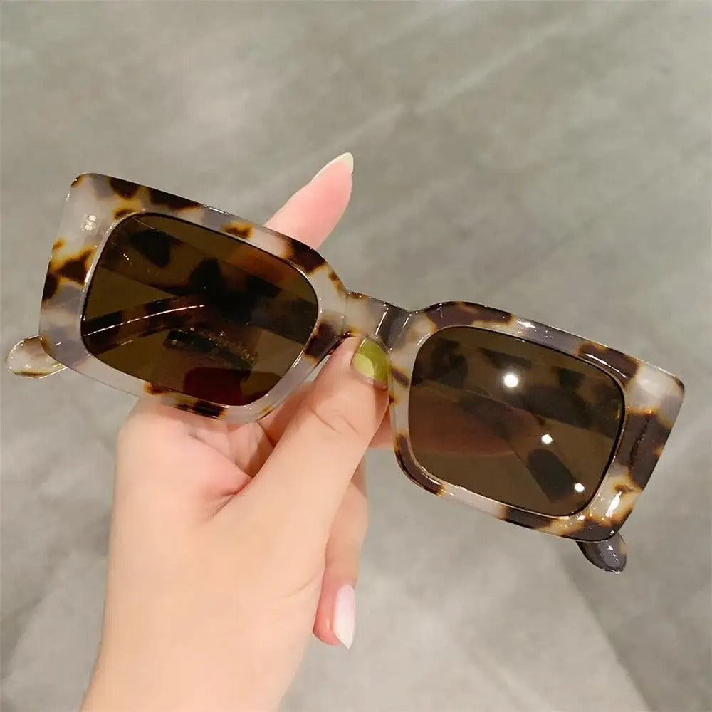 Gafas Cuadradas Animal Print