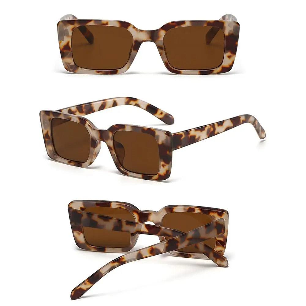 Gafas Cuadradas Animal Print