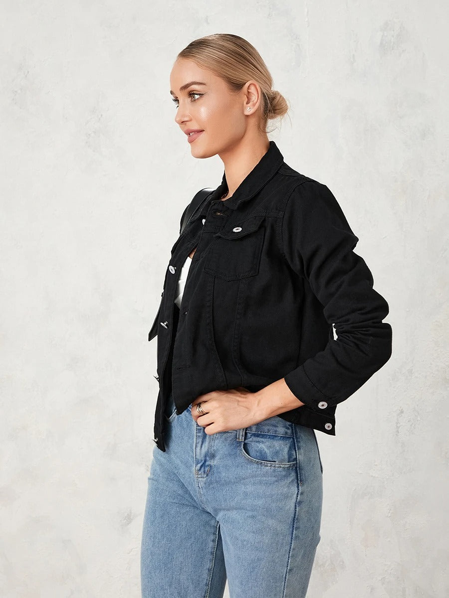 Crop Denim Jacket